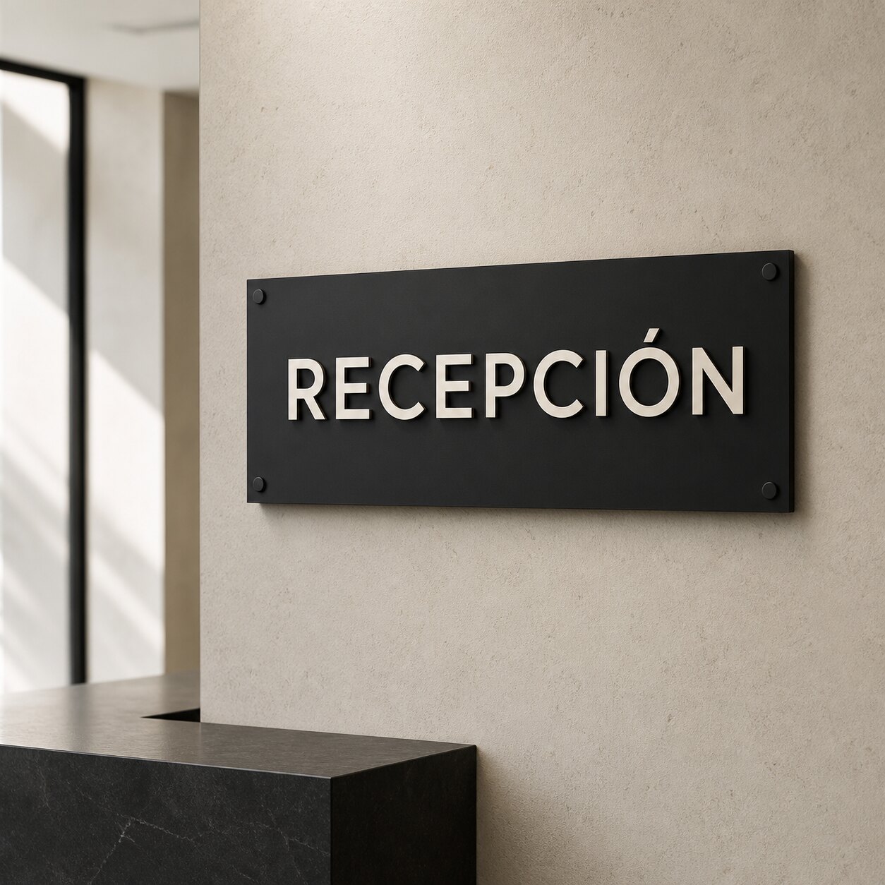 Colección de letreros para empresas