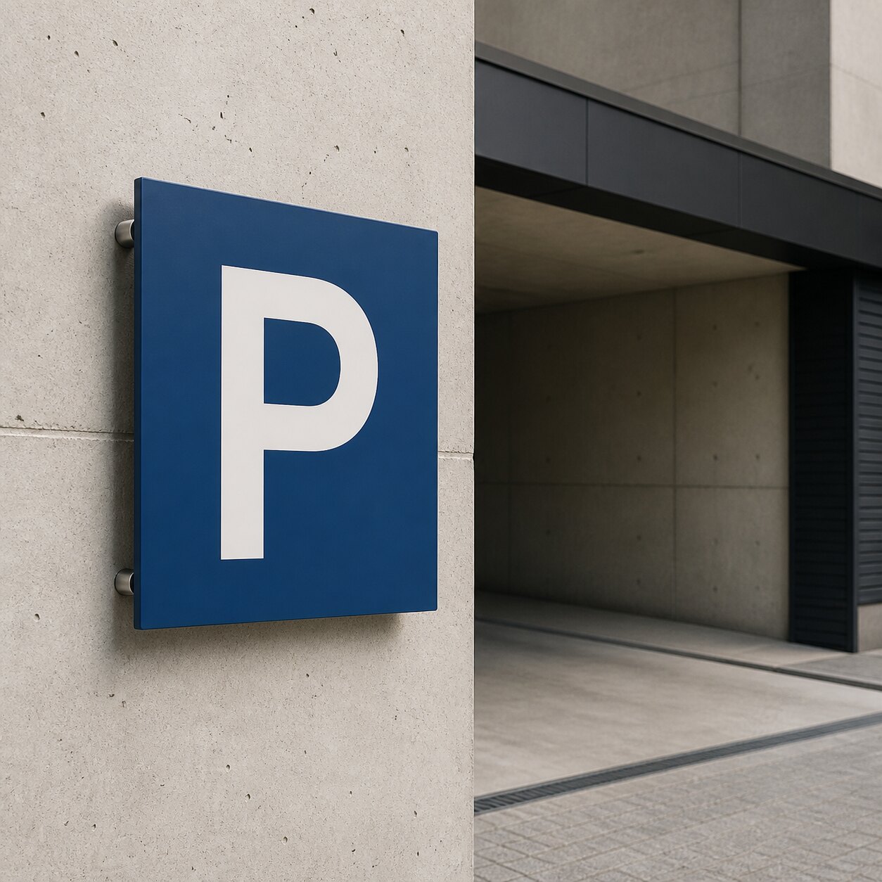Colección de letreros para estacionamientos